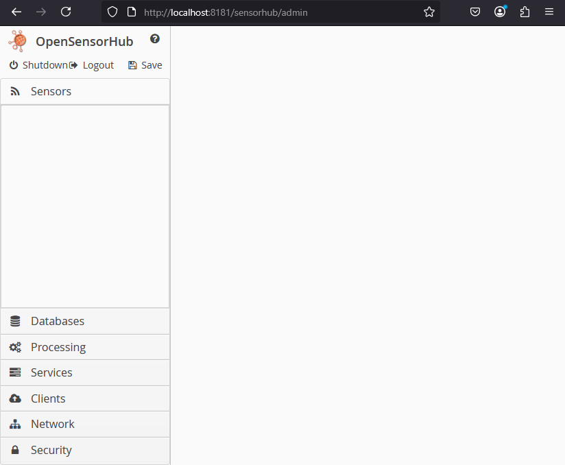 OSH web-based Admin UI